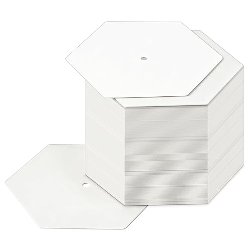 120 PCS Hexagon Piecing Paper Templates, 2" White Paper templates, Quilting Templates Accessories for DIY Patchwork Crafts and Sewing Supplies - size: 2 Inch- 120 pcs Hexagon