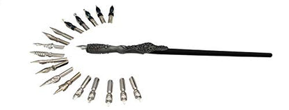 Gullor Calligraphy Pens Set - Dip Pen Handcrafted Calligraphy Set with 18 Nibs, Stannum - color: stannum