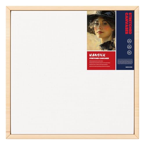 Blank Framed Canvas Wall Art - Premium White Canvas for DIY Art and Custom Painting (12 * 12-1) - size: 12*12-1