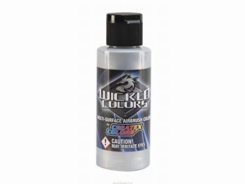 "Createx Wicked Colors Aluminum Metallic W354 2oz"