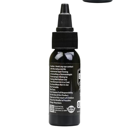 Element Tattoo Supply Nighthawk Black Tattoo Ink 1 oz - size: 1oz