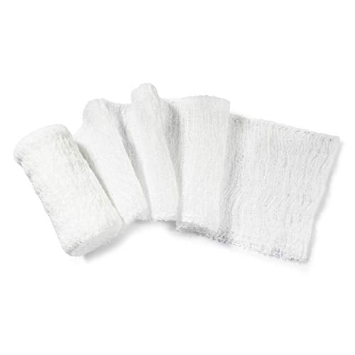 MED PRIDE Sterile Krinkle Gauze Roll,6-Ply Cotton,4.5 in x 4.1 yd,12-Pack