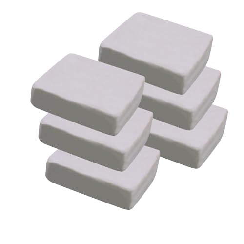 6 lb White Natural Air-Dry Clay;Ideal for Wheel Throwing,Hand Building,Sculpting;Great for All Skill Levels;Whiteware Clay - style: White 6 LB