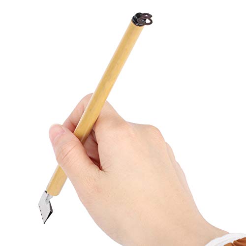 Dip Pen, Natural Bamboo Material Calligraphy Pen, Manga Calligraphy Dip Pen 5Pcs for Artists Cartoonists(Parallel line pen nib set)