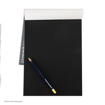 Bee Paper - 9"x 12" Heavyweight Black Bristol Paper Pad, 12 Sheets