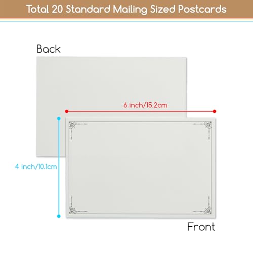 MEEDEN Blank Watercolor Paper Postcards: 4"X6" Travel Watercolor Post Cards - color: 2 Pack