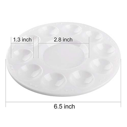 32 PCS Paint Tray Palettes, Plastic Paint Palettes for Students or Kids