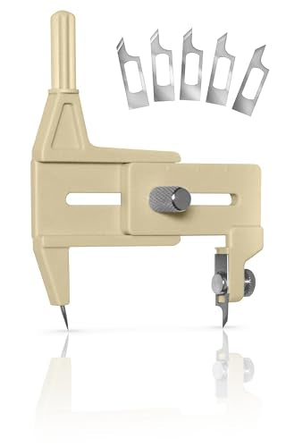 VViViD Fabric Circle Cutter Knife Rotary Compass for Quilting, Needlework, 2mm-100mm diameter Circles
