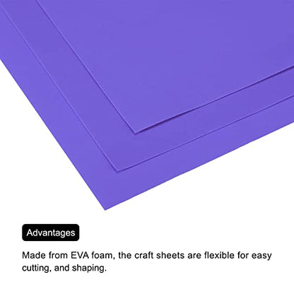 MECCANIXITY EVA Foam Sheets Dark Blue 19.7 Inch x 17.7 Inch 0.8mm Thick Crafts Foam Sheets for Costumes, Arts and Crafts Projects Pack of 5 - color: Dark Blue, size: 19.7 x 17.7 x 0.03 in