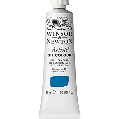 Winsor & Newton Artists' Oil Color, 37ml (1.25 oz) Tube, Cerulean Blue - color: Cerulean Blue, style: 1.25-oz Tube
