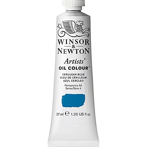 Winsor & Newton Artists' Oil Color, 37ml (1.25 oz) Tube, Cerulean Blue - color: Cerulean Blue, style: 1.25-oz Tube