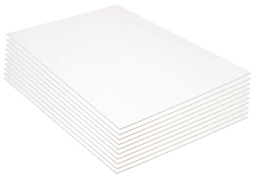 UCreate Foam Board, No UPCs, White, 20" x 30", 10 Sheets | Great for arts, crafts, displays, presentations and classroom projects - color: White, No Upcs