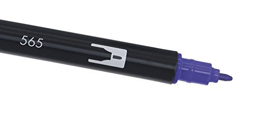 Tombow Dual Brush Pen, ABT, No. 565 (AB-T565) - color: 565 Deep Blue