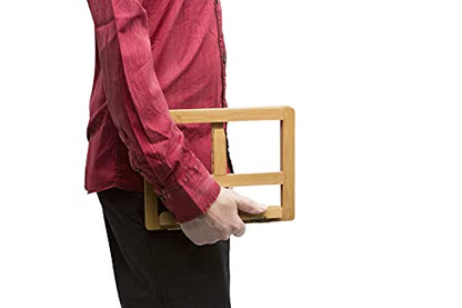 Creative Mark Tao Bamboo Painting Desk Easel and Drawing Stand - Durable Design with Adjustable Angles Lightweight Art Easel for Drawing and Painting - Natural Finish- Ideal for Artist