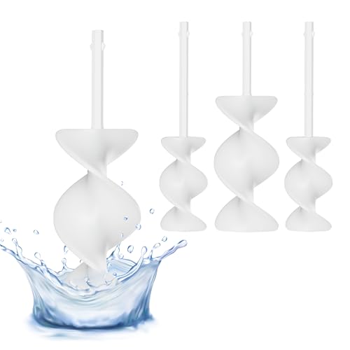 Resiners Spiral Silicone Paddles for Dual-Head Resin Mixer, 4pcs - color: Paddle - Spiral Silicone