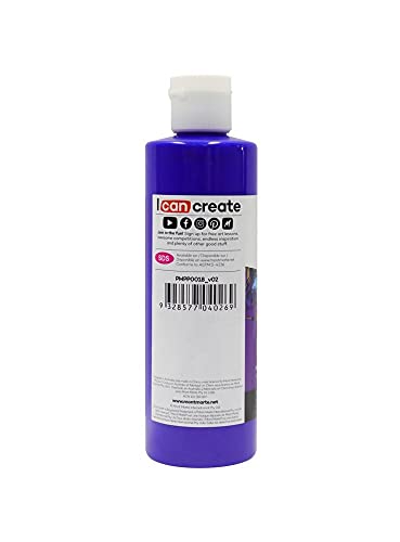 Mont Marte Premium Pouring Acrylic Paint, 240ml (8.11oz), Ultramarine Blue, Pre-Mixed Acrylic Paint, Suitable for a Variety of Surfaces Including Stretched Canvas, Wood, MDF and Air Drying Clay. - color: Ultramarine Blue, size: 8.12 Fl Oz (Pack of 1)