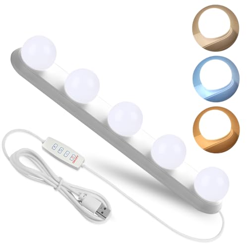Makeup Light,Portable Led Vanity Lights | 3 Colors Lighting Mode Adjustable & Dimmable for Vanity Table Dressing Room Mirror