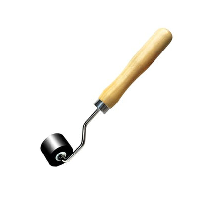 GELELF Smooth Peeling Brayer Roller - Wood Hand Roller Rollers Ink Roller Tape Roller for Gluing Taping Gel Printing Inking Block Printmaking Stamping Scrapbooks (#2: 1 Inch (2.2CM)) - color: #2: 1 Inch (2.2CM)