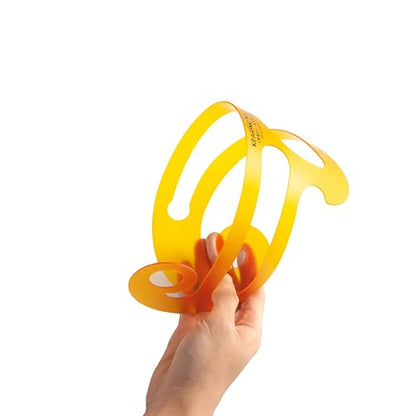 KEARING 2Pcs Orange French Curve Ruler Set - Flexible Sewing Template - style: 1300S