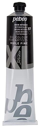 Pébéo - Fine Oil XL 200 ML - Intense Black Oil Painting - Pébéo Oil Painting - Intense Black 200 ml - color: Intense Black