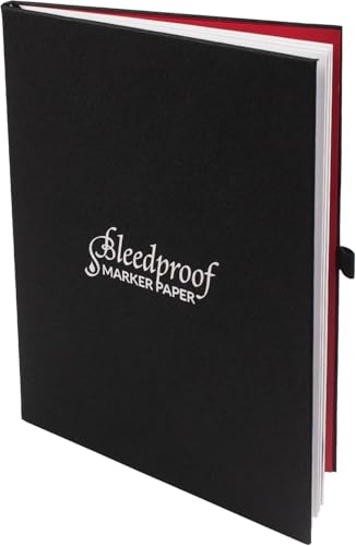 WA Portman A4 Alcohol Marker Paper Sketchbook, Thick 60 Sheets (120 Pages)