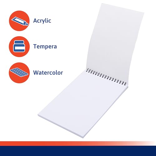 Pointer Art PRO Mixed Media Sketchbook 9x12 – Acid‑Free Paper, 30‑Sheet Spiral‑Bound Pad with Detachable Pages for Watercolor, Acrylic, Ink & Drawing - size: 9"x12"
