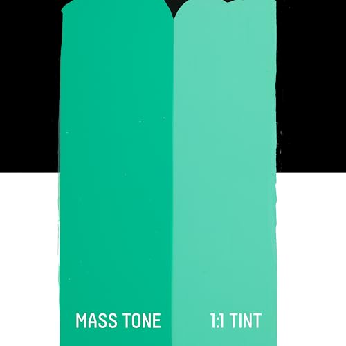 Liquitex BASICS Acrylic Paint, 32-oz Jar, Bright Aqua Green - color: Bright Aqua Green, size: 32 Fl Oz (Pack of 1)