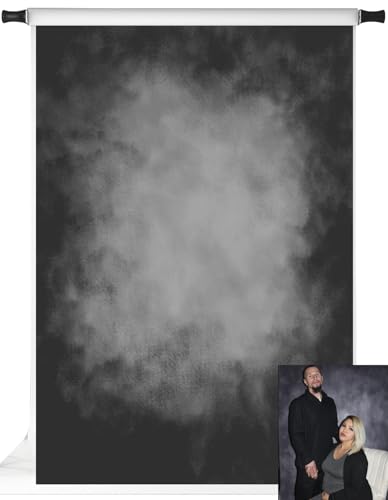 Kate Grey Photography Backdrops Abstract Photo Backdrop Poratrait Background for Photoshoot, 5x7ft - color: grey, size: 5x7ft