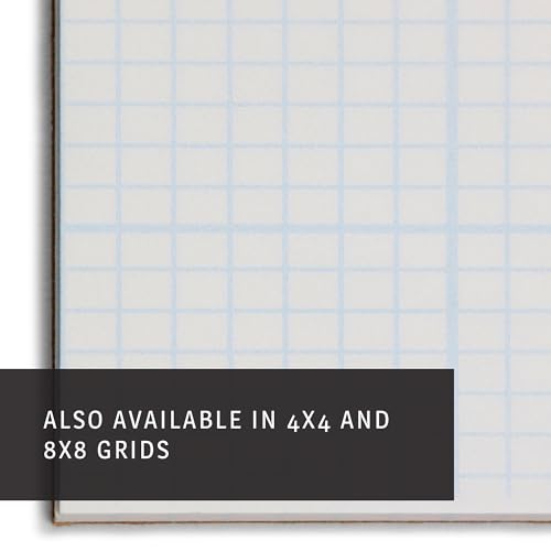 Bienfang Designer Grid Graph Paper Pad, 10x10 Cross Section, 8.5 x 11 Inches, 50 Sheets - color: 10x10 Cross Section, size: 8.5 x 11