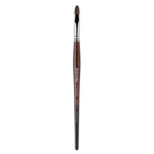 Escoda Versatil 1542 Series Artist Watercolor and Acrylic Paint Brush, Short Handle, Bright, Size 6 - size: Size 6, style: Bright