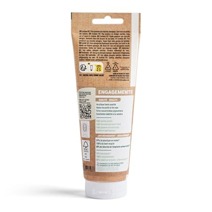 PEBEO Origin Acrylics 120ml Acrylic Paint, Copper | Warm copper metallic sheen on a matte base — dense heavy body acrylic for knife texture and brushwork, French eco-tube. - color: Copper