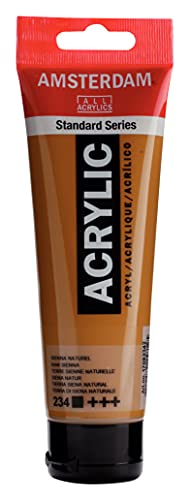 Amsterdam Standard Series Acrylic Tube 120ml Raw Sienna 234 (17092342) - color: Raw Sienna, size: 4.06 Fl Oz (Pack of 1)