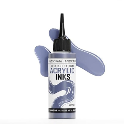 Acrylic Inks for Artists - 'Lavender' Acrylic Ink, 3.38 Fl Oz (100 ml) | Highly Concentrated, Multifunctional Liquid Acrylic Paint - color: Lavender