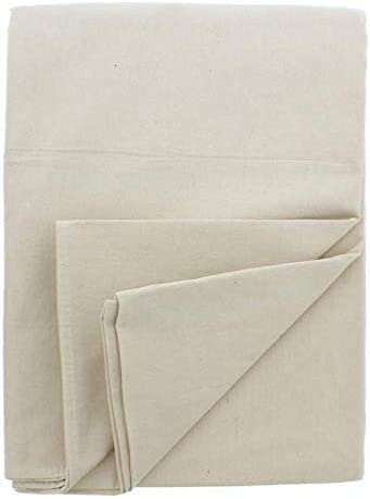 Canvas Drop Cloth for Painting (Size 4x5 Feet - Pack of 2) Painters Drop Cloth for Painting, Furniture, Crutains & Floor Protection - All Purpose Thick Canvas tarp with Double Stitched Edges - size: 4x5 Feet - 2 PK