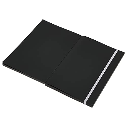 SoHo Urban Artist Brick Sketchbook Journals for Sketching, Drawing, Colored Pencils, Graphite, and More - Black 5.5"x8.5" (150 GSM, 80 Sheets) - color: Black, size: 5.5 x 8.5in