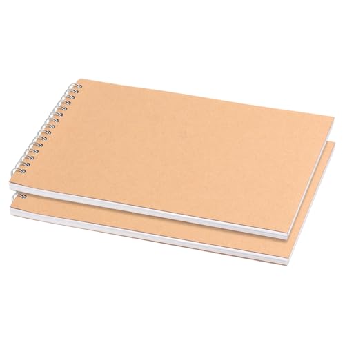 HEIHAK Set of 20 A5 A6 Sketch Notebooks, 120 Pages 60 Sheets Top Spiral Bound Pocket Sketchbooks, Small Spiral Notepads Sketch Pads Bulk for Drawing, Sketching, Painting, Writing, Crafting - size: A5 A6 120 Pages 20 PCS