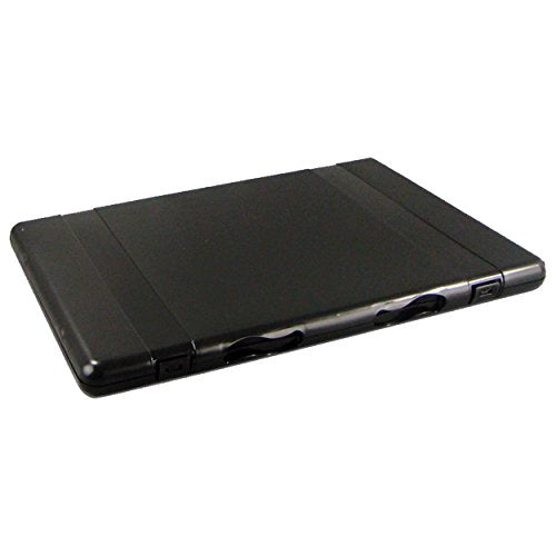 UniKeep 11x17 Large Format Presentation Binder Case with 10 Clear EnvyPak Page Protectors, Black Clamshell Portfolio Folder with 6 Metal Rings for Blueprints, Art, Schematics, and Posters, Made in USA