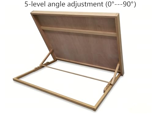 HSK A2 Light Pad Professional Custom Wooden Stand，A2 Light Box Stand and Light Pad Stand,19 Inches by 26 Inches