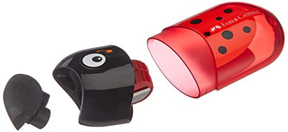 Faber Castell Pencil Dual Sharpener with Eraser Ladybug by by