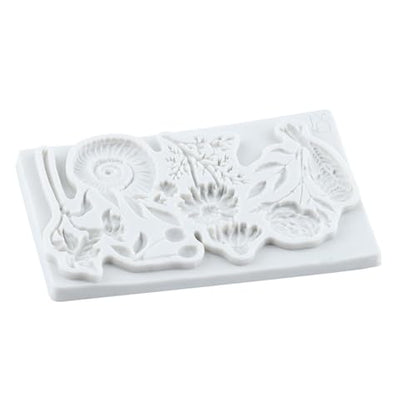 Bird Flower Snail Cherry Polymer Clay Molds Flower Silicone Mold - color: Style H
