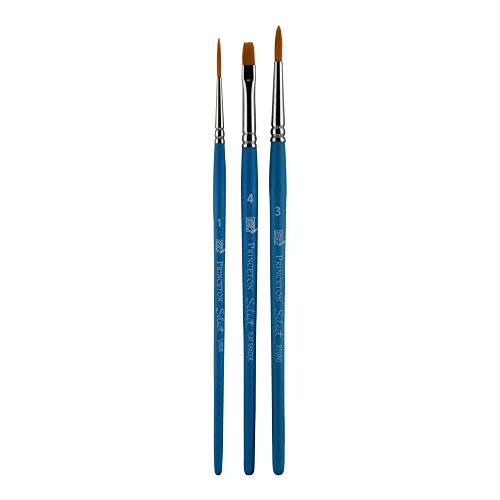 Princeton Select Artiste Brush Set No. 3, Synthetic, 3 Piece, 1 Count - size: SET 3- 3 BRUSH SET