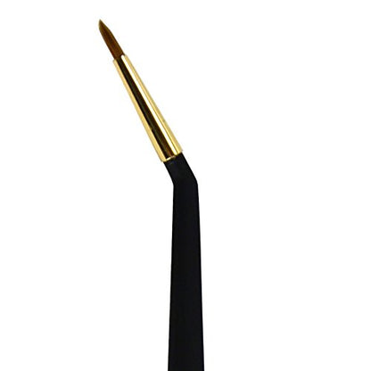 Princeton Mini-Detailer Tight Spot Brush, Synthetic, Short Handle, Size 5/0 inch, 1 Count - color: Black, size: 5/0