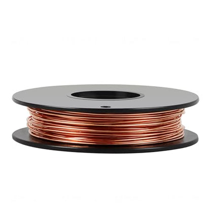 26 Gauge/0.4mm 426 Feet 5 oz 99.9% Dead Soft Copper Wire for Electroculture Gardening, Jewelry Making, Beading, Science Projects, DIY Artwork, Pure Bare Copper Wire - size: 26 Gauge/ 0.4 mm, style: 5 oz