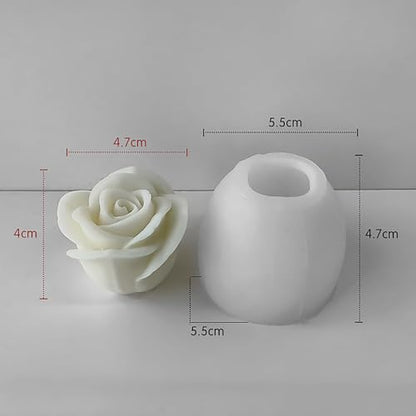 Resin Mold Clay Mold Jewelry Resin Casting Mold Candle Making Molds Craft Supplies 3D Mold Silicone Mold for Resin Casting Mold (jx-flower-2-pack-x4) - color: jx-flower-2-pack-x4