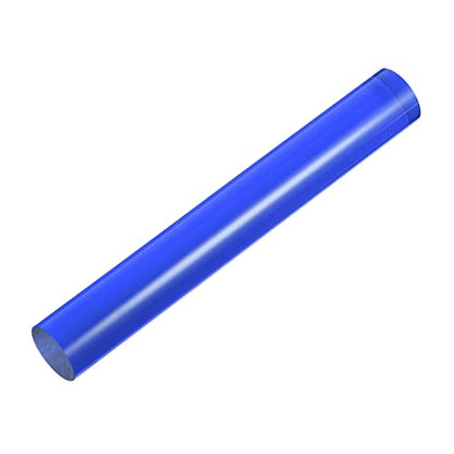 HARFINGTON Acrylic Clay Roller 7.28 Inch x 1 Inch Solid Non-Stick Plastic Round Tube Roller Polymer Clay Rod Fondant Rolling Pin for Shaping, Sculpting, Modeling DIY Crafts, Blue - color: Blue, size: 7.28 Inch x 1 Inch
