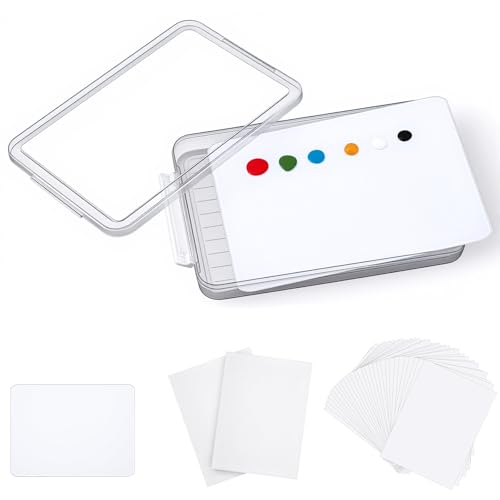 Nuanchu 1 Pcs 9 x 12 Inch Glass Palette for Oil Painting, White - color: White, size: 9x12 Inch