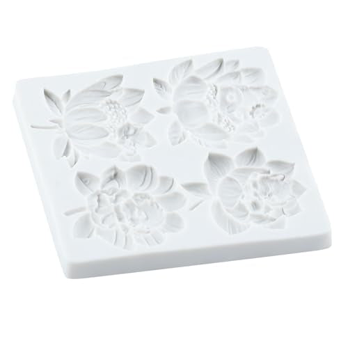 Animal Lotus Flower Polymer Clay Mold Cat Dog Owl Silicone Molds - color: Style B