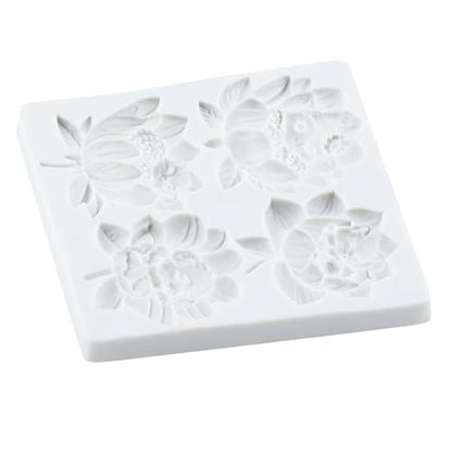 Animal Lotus Flower Polymer Clay Mold Cat Dog Owl Silicone Molds - color: Style B