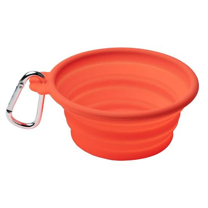 Silver Brush Limited Silver Essentials Paintbrush Water Bowl, 400ml/13.5oz | 2 Pack, Watercolor, Watermedia, Round, Reusable Artist Water Cup, Collapsible, With Carabiner Clip, Leak-proof, Silicone - size: 400ml