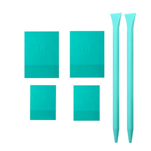 Chalk Paste Mini Squeegee 6 Pack,Optimized for use with Mesh Backed Stencils and Transfers |Rubber Mini Squeegee for Screen Printing, Ink, and Chalk Paste